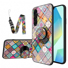 Κάλυμμα Samsung Galaxy A17 4g / 5g Patchwork Σιλικόνης
