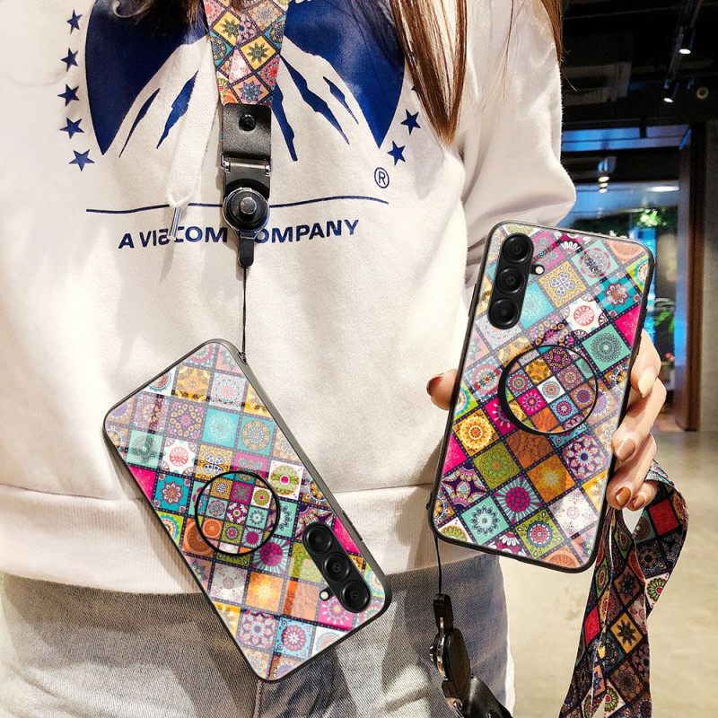 Κάλυμμα Samsung Galaxy A17 4g / 5g Patchwork Σιλικόνης
