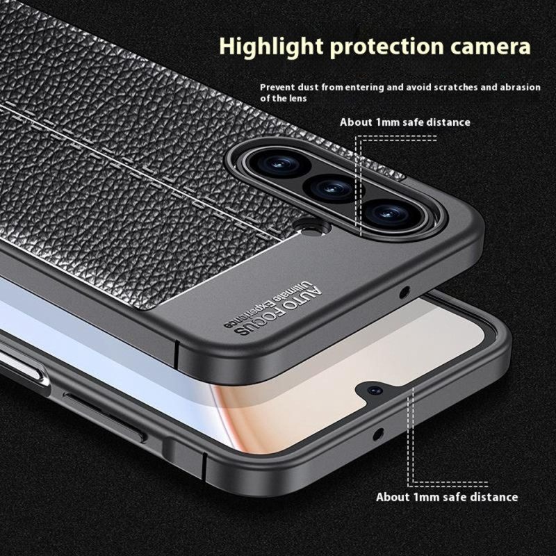 Κάλυμμα Samsung Galaxy A17 4g / 5g Υφή Λίτσι