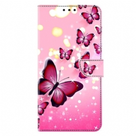 Θηκη Κινητου Samsung Galaxy A17 4g / 5g Θήκες Κινητών Τριαντάφυλλες Πεταλούδες