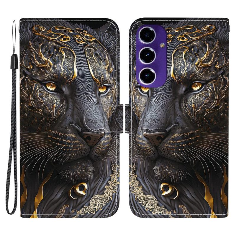 Θηκη Κινητου Samsung Galaxy A17 4g / 5g Χρυσό Και Μαύρο Λιοντάρι