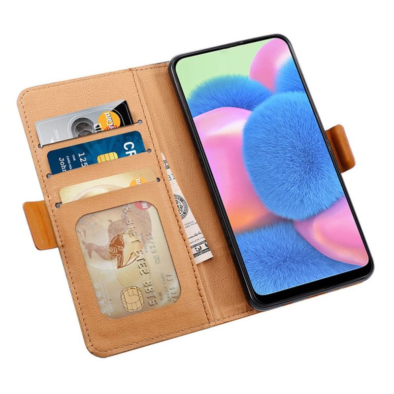 Δερματινη Θηκη Realme Note 60 Δίχρωμο Σιλικόνης