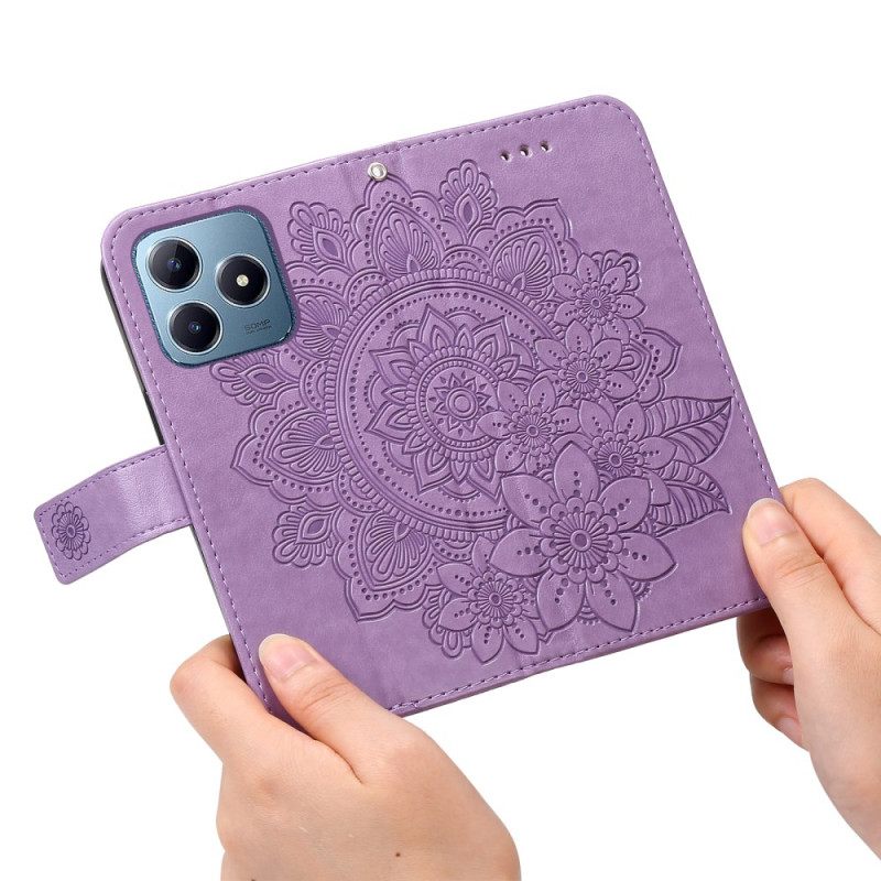 Δερματινη Θηκη Realme Note 60 Εκτύπωση Μάνταλα Σιλικόνης