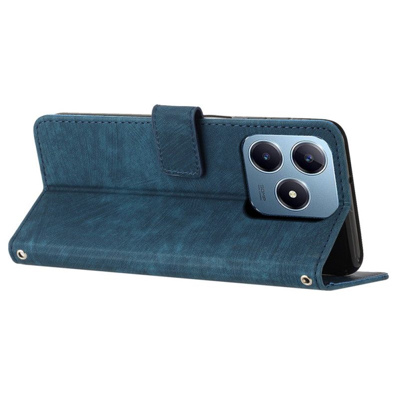 Δερματινη Θηκη Realme Note 60 Ρετρό Γραμμές