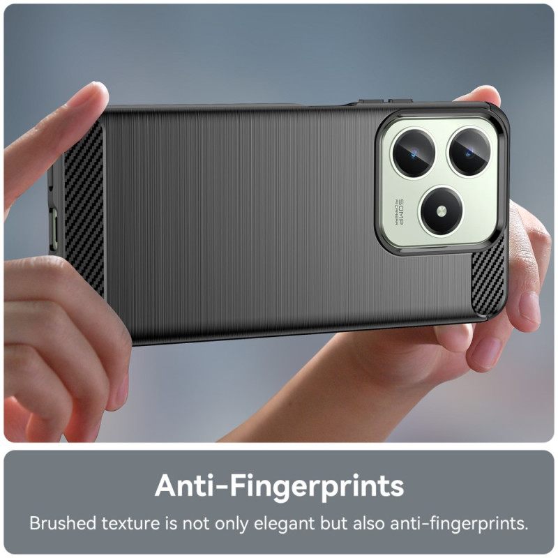 Κάλυμμα Realme Note 60 Βουρτσισμένο Ανθρακονήματα