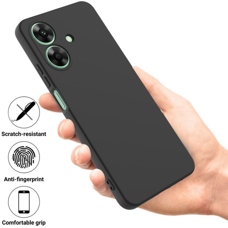 Κάλυμμα Realme Note 60 Υγρή Σιλικόνη Με Κορδόνι Σιλικόνης