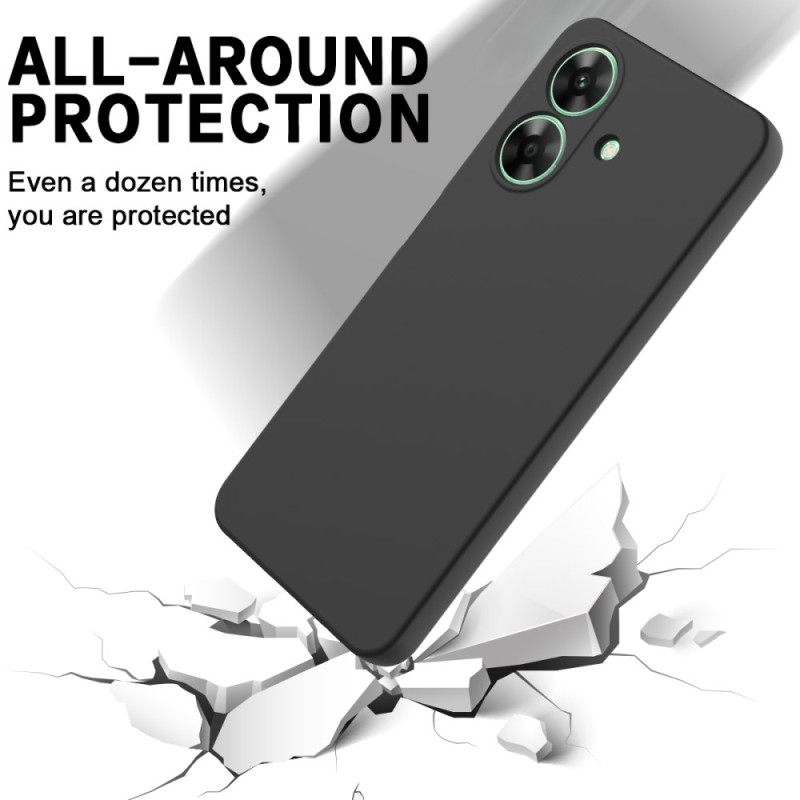 Κάλυμμα Realme Note 60 Υγρή Σιλικόνη Με Κορδόνι Σιλικόνης