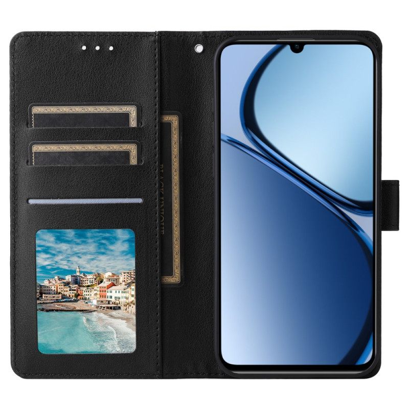 Θηκη Κινητου Realme Note 60 Θήκες Κινητών Απλό Δερμάτινο Εφέ