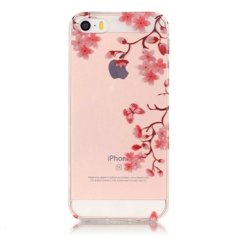 Θήκη iPhone SE / 5 / 5S Διαφανές Ανθισμένο Δέντρο