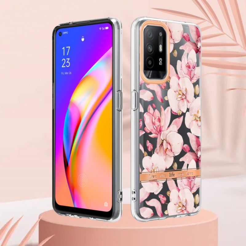 Θήκη Oppo A94 5G Λουλούδι Begonia