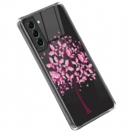 θηκη κινητου Samsung Galaxy S23 Plus 5G Άνευ Ραφής Ροζ Δέντρο
