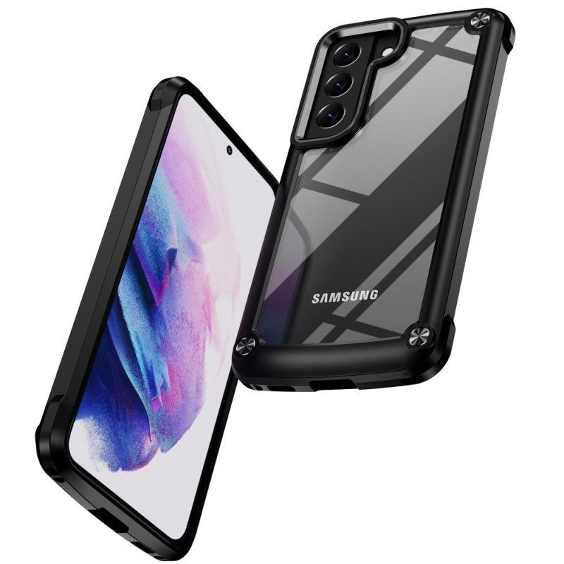 θηκη κινητου Samsung Galaxy S23 Plus 5G Υβριδικό Με Κράμα Αλουμινίου