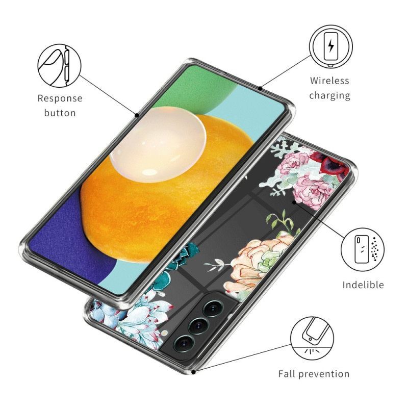 Θήκη Samsung Galaxy S23 Plus 5G Άνευ Ραφής Μπουκέτο Λουλούδια