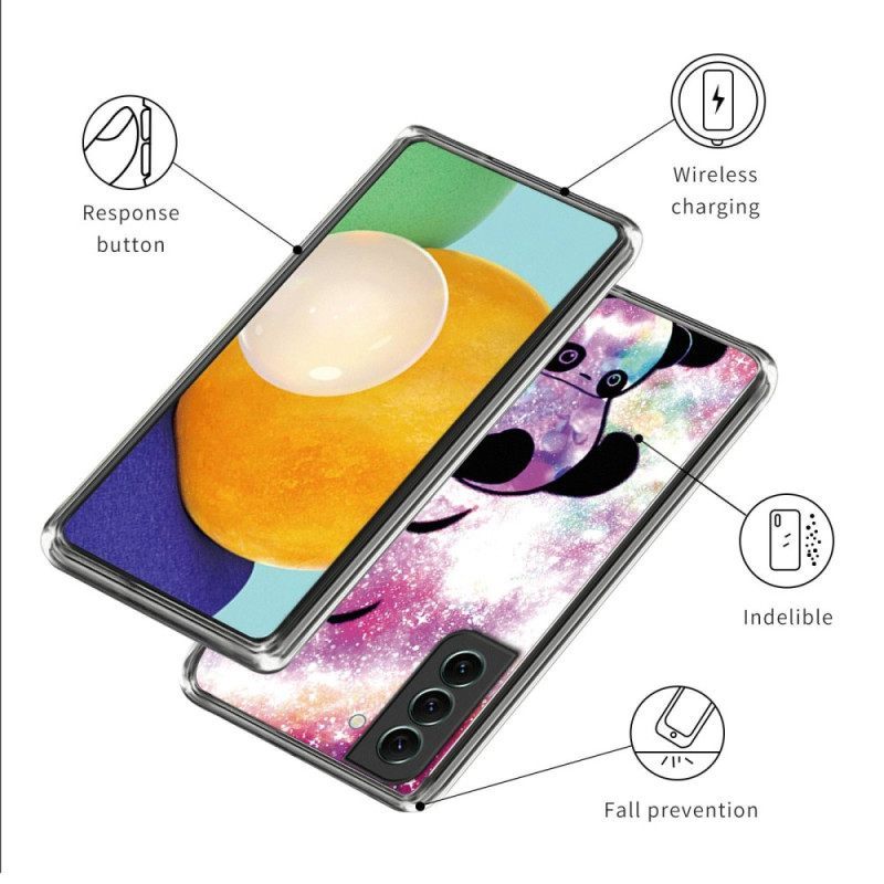 Θήκη Samsung Galaxy S23 Plus 5G Silicone Panda Ανάποδα