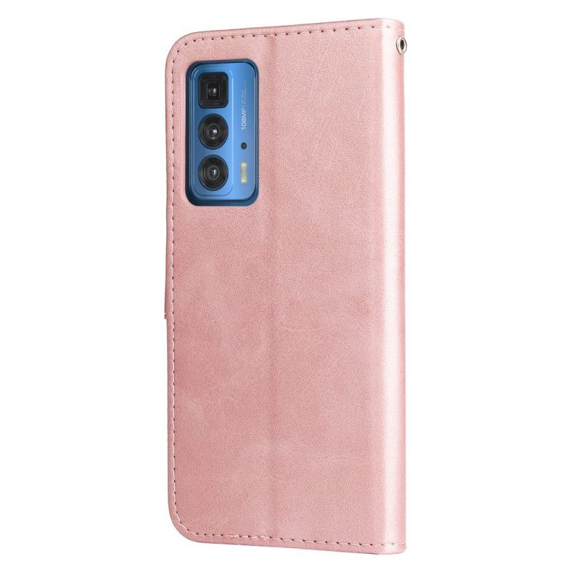 Κάλυμμα Motorola Edge 20 Pro Vintage Πορτοφόλι