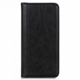 θηκη κινητου Motorola Edge 20 Pro Θήκη Flip Έκδοση Litchi Split Leather