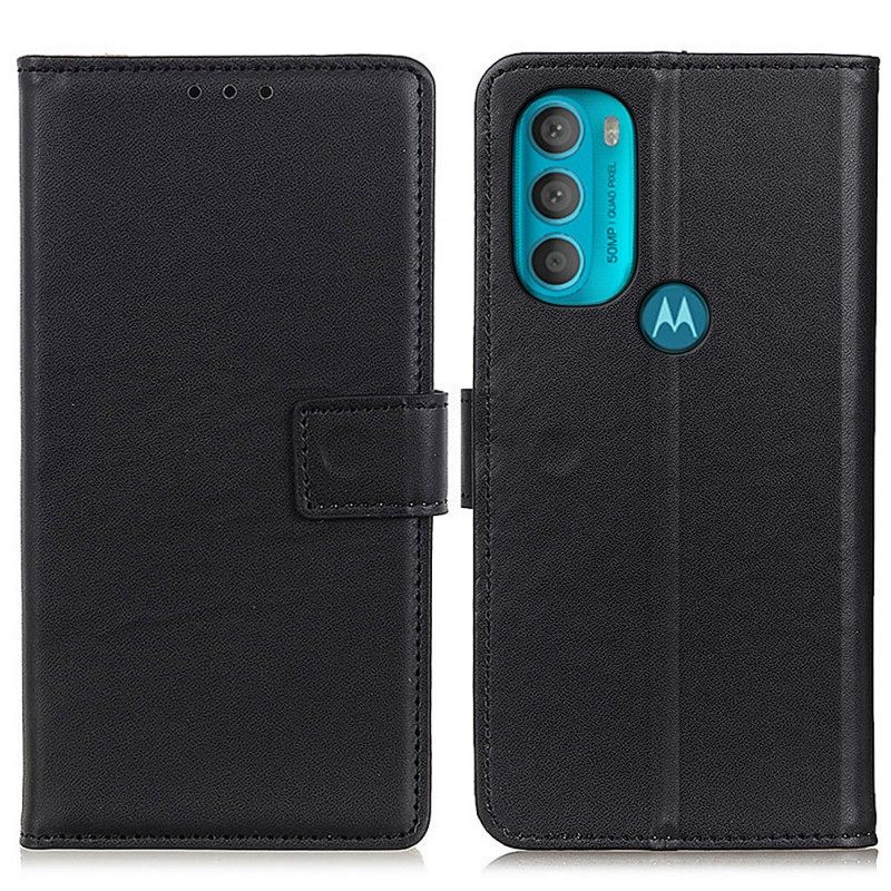 δερματινη θηκη Moto G71 5G Απλό Συνθετικό Δέρμα