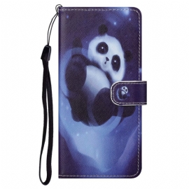 Κάλυμμα Moto G71 5G με κορδονι Panda Space Strap