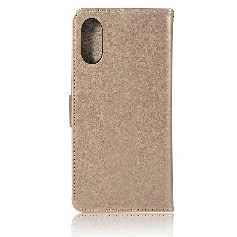 δερματινη θηκη Sony Xperia L3 Δερμάτινο Εφέ Dreamcatcher Owl