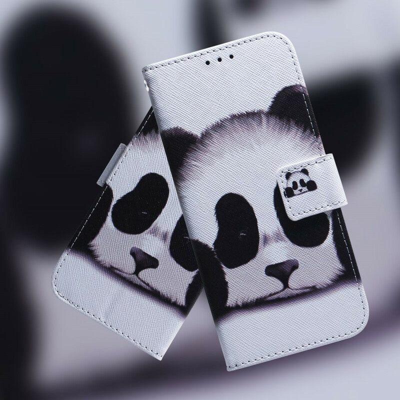 δερματινη θηκη Sony Xperia L3 Πρόσωπο Panda