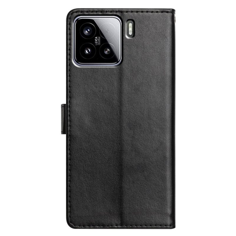 Δερματινη Θηκη Xiaomi 15 Απλό Δερμάτινο Λουράκι