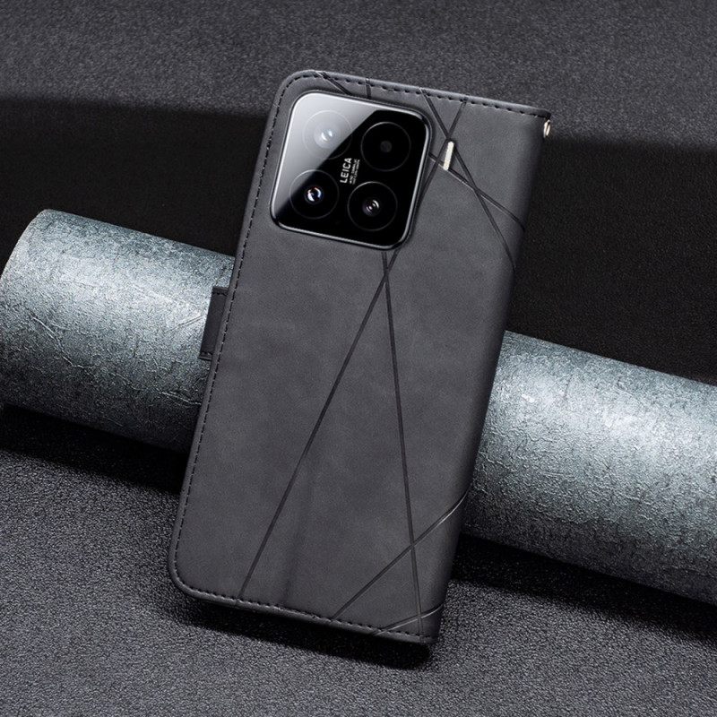 Δερματινη Θηκη Xiaomi 15 Binfencolor Geometry