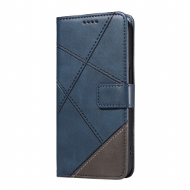 Δερματινη Θηκη Xiaomi 15 Δίχρωμες Γραμμές Και Ρίγες