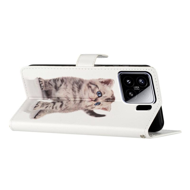 Δερματινη Θηκη Xiaomi 15 Γατάκι