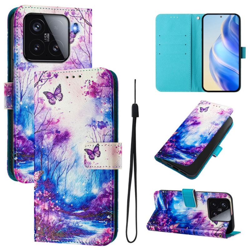 Δερματινη Θηκη Xiaomi 15 Κοιλάδα Των Ονείρων