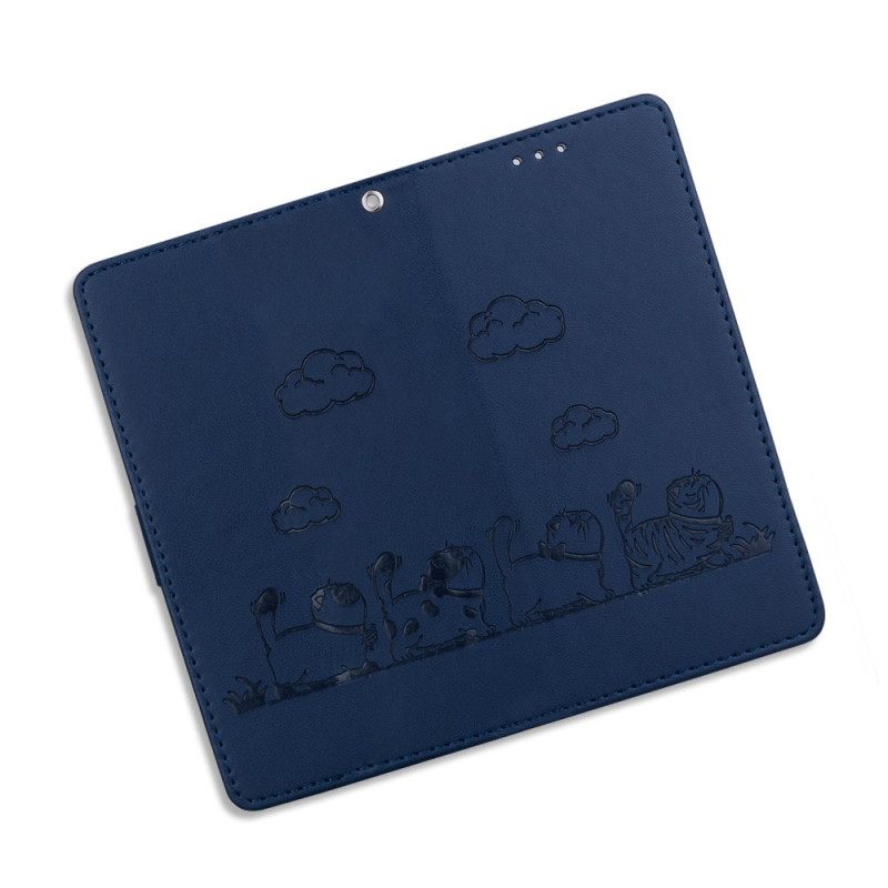 Δερματινη Θηκη Xiaomi 15 Λουράκι Σκηνής Γάτας