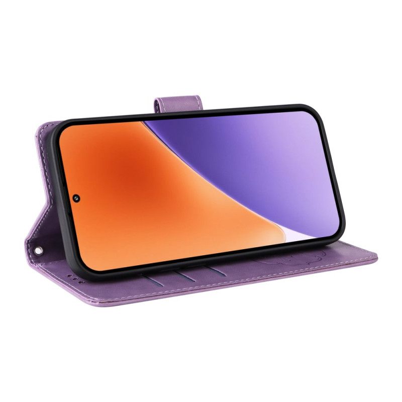 Δερματινη Θηκη Xiaomi 15 Μικρά Λουλούδια