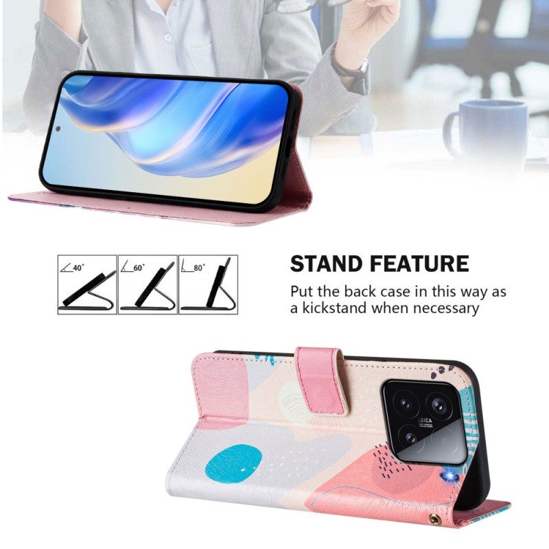 Δερματινη Θηκη Xiaomi 15 Μοτίβο Γκράφιτι