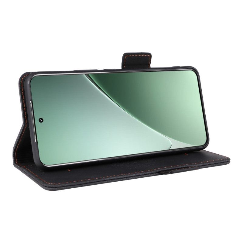 Δερματινη Θηκη Xiaomi 15 Πορτοφόλι Με Μεταλλική Διακόσμηση