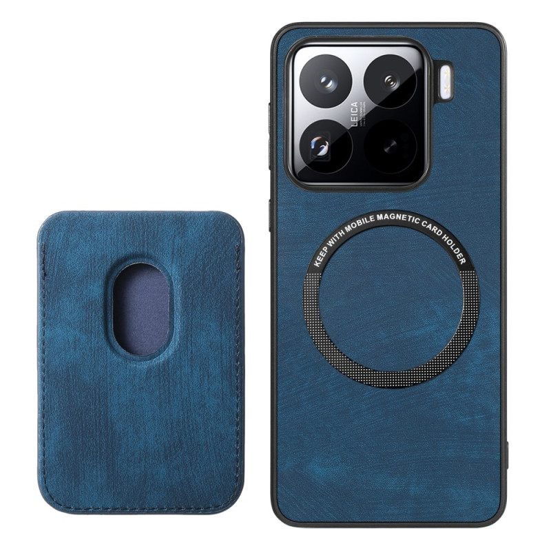 Δερματινη Θηκη Xiaomi 15 Ρετρό Με Αποσπώμενη Θήκη Κάρτας