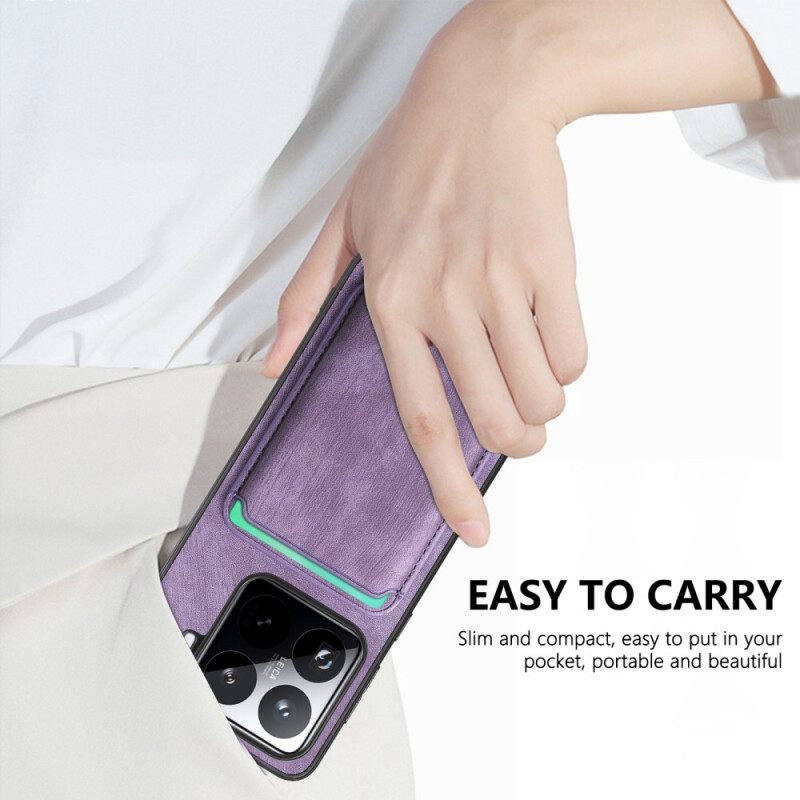 Δερματινη Θηκη Xiaomi 15 Ρετρό Με Αποσπώμενη Θήκη Κάρτας