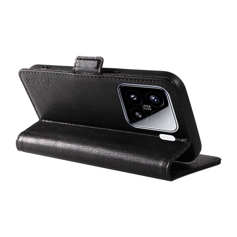 Δερματινη Θηκη Xiaomi 15 Yikatu Retro Effect Σιλικόνης