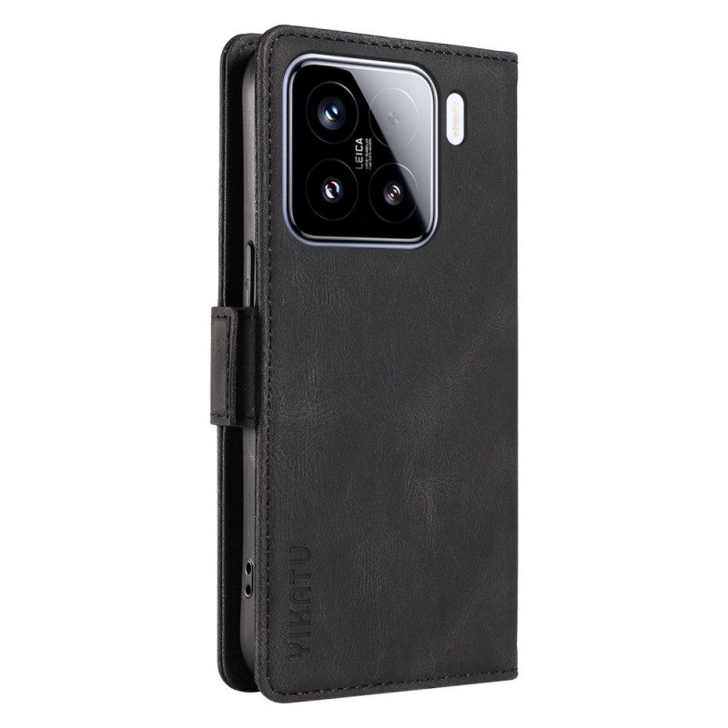 Δερματινη Θηκη Xiaomi 15 Ykatu Σουέτ Effect Σιλικόνης