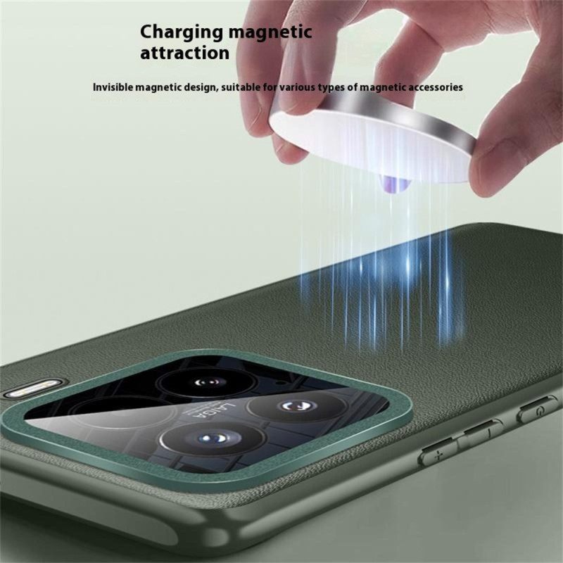 Κάλυμμα Xiaomi 15 Δέρμα Συμβατό Με Magsafe Εφέ Σιλικόνης