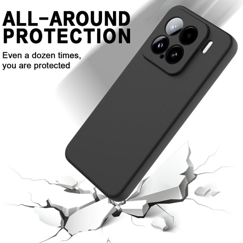 Κάλυμμα Xiaomi 15 Λουράκι Υγρής Σιλικόνης