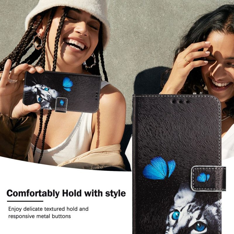 Θηκη Κινητου Xiaomi 15 Θήκες Κινητών Πεταλούδα Και Γάτα