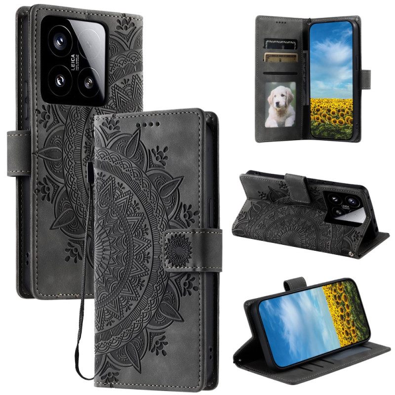 Θηκη Κινητου Xiaomi 15 Θήκες Κινητών Σουέτ Mandala Effect