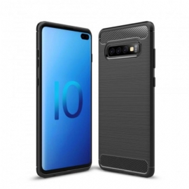 Θήκη Samsung Galaxy S10 Plus Βουρτσισμένη Ίνα Άνθρακα