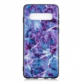 Θήκη Samsung Galaxy S10 Plus Μωβ Μάρμαρο