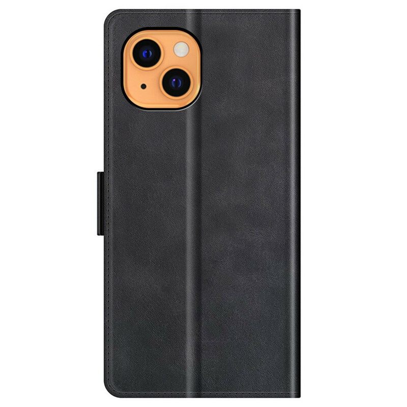 δερματινη θηκη iPhone 13 Mini Διπλό Κούμπωμα