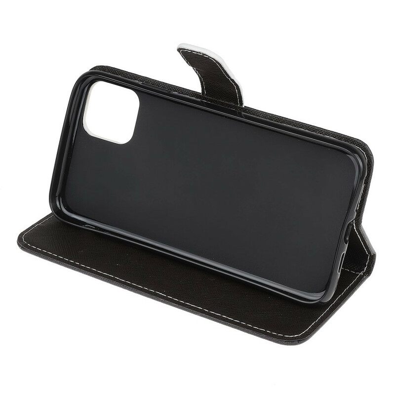 Κάλυμμα iPhone 13 Mini με κορδονι Strappy Dragonflies