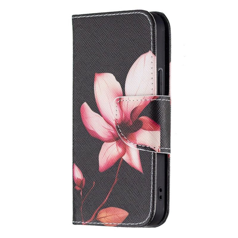 Κάλυμμα iPhone 13 Mini Ροζ Λουλούδι