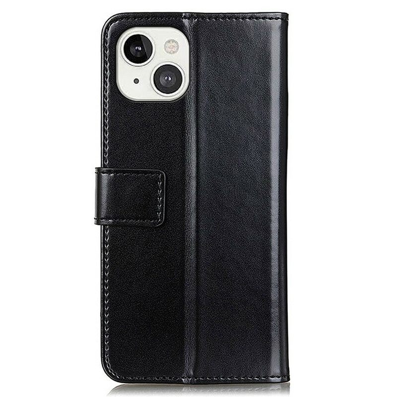 Κάλυμμα iPhone 13 Mini Τρίχρωμο Δερμάτινο Εφέ