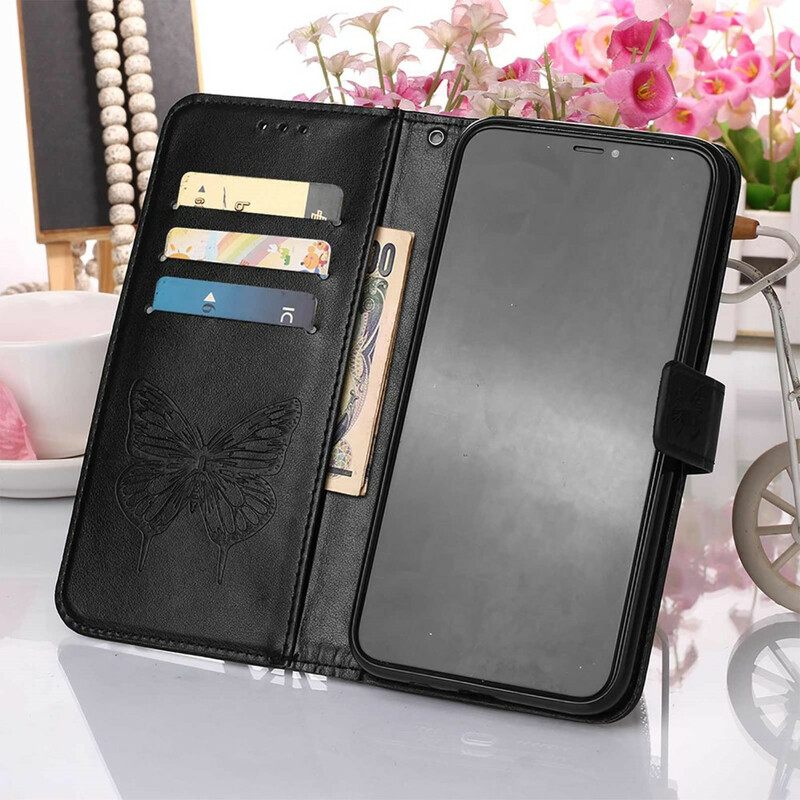 Θήκη Flip iPhone 13 Mini Σχέδιο Πεταλούδας