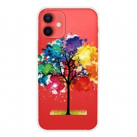 Θήκη iPhone 13 Mini Διαφανές Δέντρο Ακουαρέλας