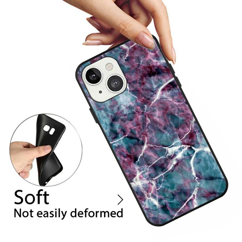 Θήκη iPhone 13 Mini Μωβ Μάρμαρο